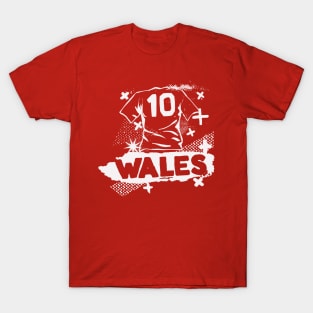 Retro Welsh Football // Vintage Grunge Wales Soccer T-Shirt